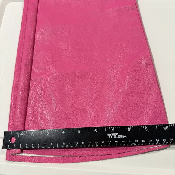 I. AM. GIA Reika Pink Faux Leather Pants XS Flared Mid Waist Y2K - Picture 9 of 15